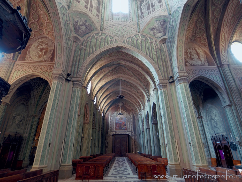 Biella (Italy) - The three naves of the Cathedral of Biella